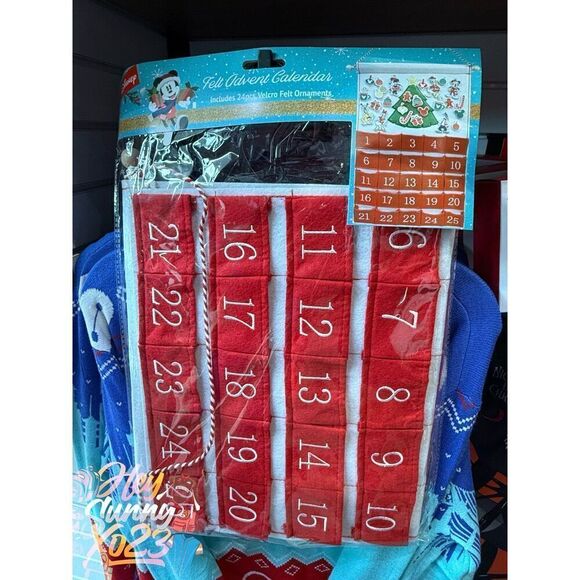 Disney Mickey Mouse and Friends Holiday Christmas Advent Calendar